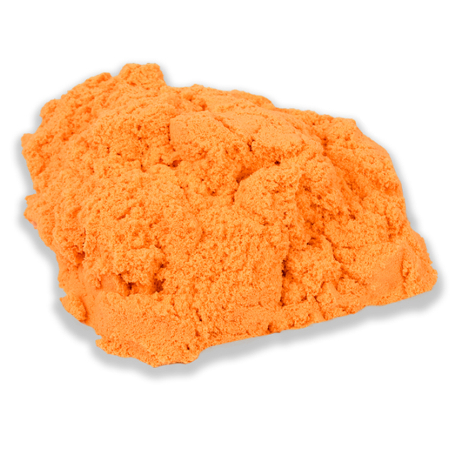 Антистрес іграшки - ​Кінетичний пісок Strateg Magic sand помаранчевий 500 грамів (39403-7)#2