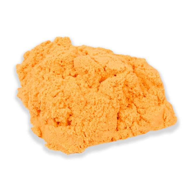 Антистрес іграшки - Кінетичний пісок Strateg Magic sand помаранчевий 1 кілограм (39404-7)#2