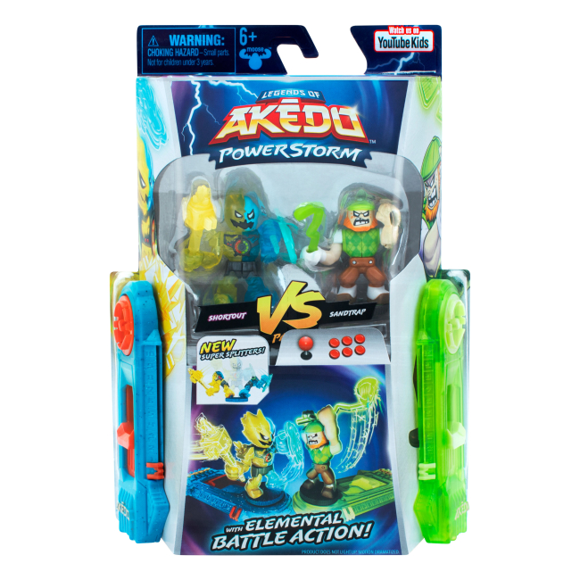 Фігурки персонажів - Ігровий набір Akedo Power storm Шортаут та Сендтреп (123326)#2