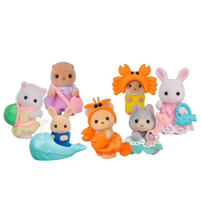 Фигурки животных - Фигурка-сюрприз Sylvanian Families Baby seashore friends (5721)#6