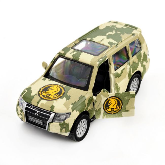 Транспорт и спецтехника - Внедорожник TechnoDrive Шевроны Героев Mitsubishi Pajero 4WD Turbo 47 ОМБр (250361M)#7