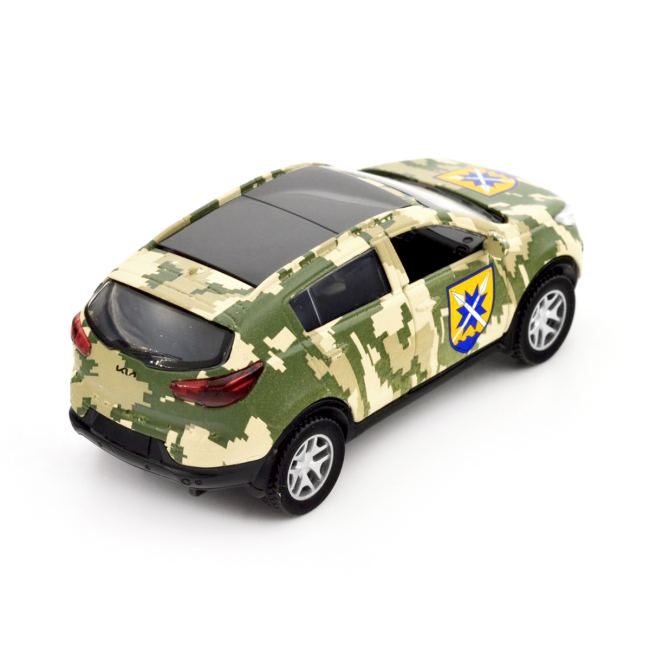 Транспорт і спецтехніка - Позашляховик TechnoDrive Шеврони Героїв Kia Sportage R 56 ОМПБр (250362M)#6