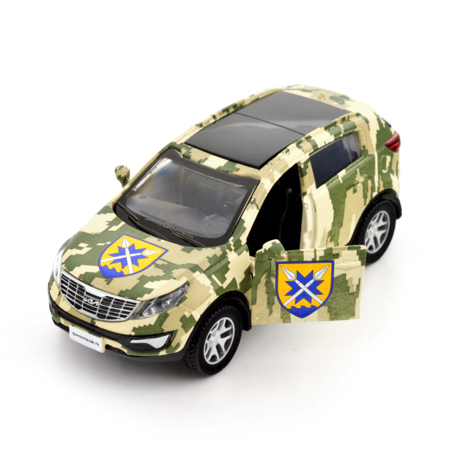 Транспорт і спецтехніка - Позашляховик TechnoDrive Шеврони Героїв Kia Sportage R 56 ОМПБр (250362M)#7