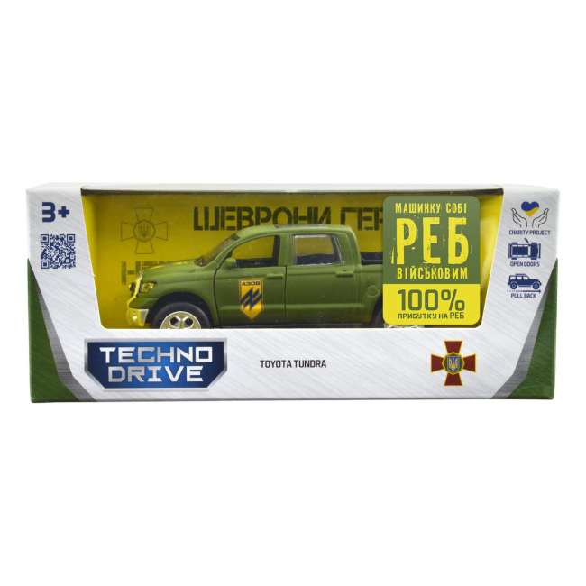 Транспорт и спецтехника - Внедорожник TechnoDrive Шевроны Героев Toyota Tundra Азов (KM6008)#9