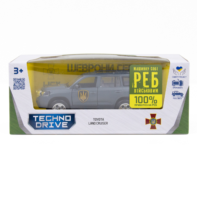 Транспорт и спецтехника - Внедорожник TechnoDrive Шевроны Героев Toyota Land Cruiser Рубеж (KM6010)#9