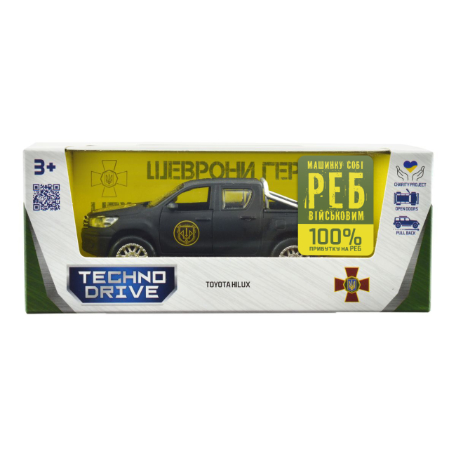 Транспорт и спецтехника - Внедорожник TechnoDrive Шевроны Героев Toyota Hilux Спартан (KM6118)#9