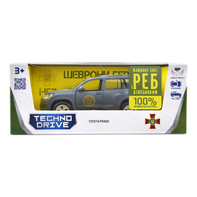 Транспорт і спецтехніка - Позашляховик TechnoDrive Шеврони Героїв Toyota Prado Кара-Даг (KM6189)#9