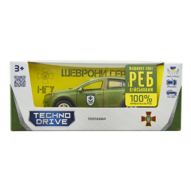 Транспорт и спецтехника - Внедорожник TechnoDrive Шевроны Героев Toyota RAV 4 Ураган (KM6198)#9