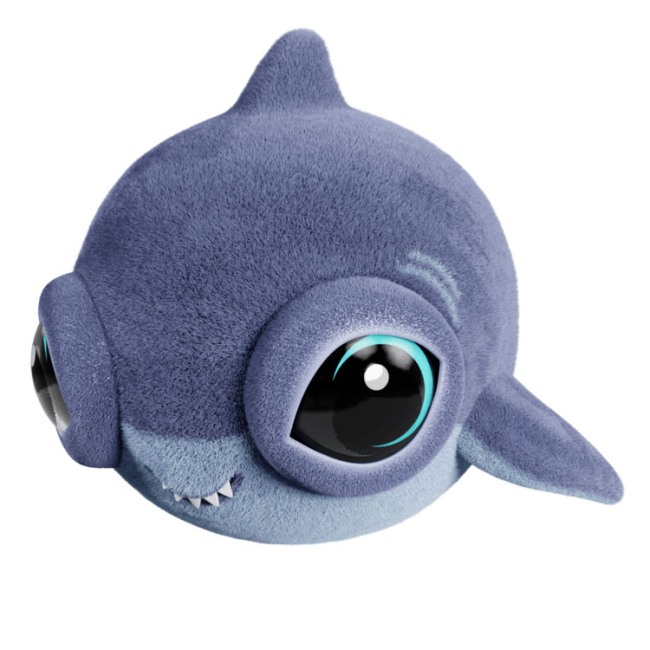 Фігурки тварин - Ігрова фігурка Flockies S2 Акула-молот Гектор (FLO0400)#2