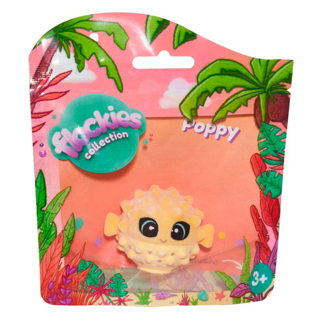Фігурки тварин - Ігрова фігурка Flockies S2 Риба фуґу Поппі (FLO0401)#3