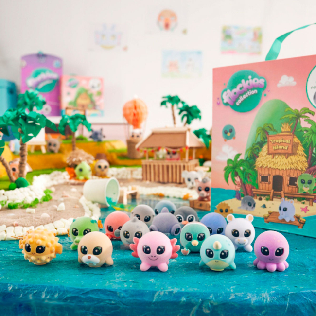 Фігурки тварин - Ігрова фігурка Flockies S2 Піранья Пері (FLO0402)#4