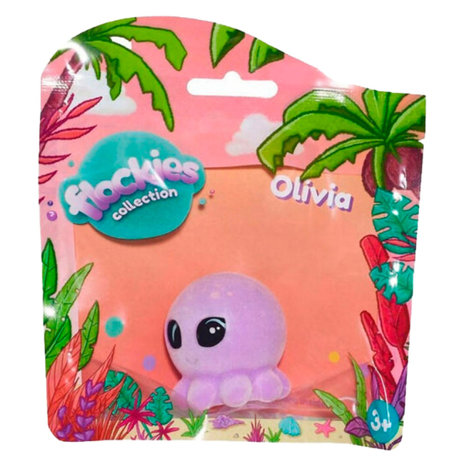 Фігурки тварин - Ігрова фігурка Flockies S2 Восьминіг Олівія (FLO0405)#3