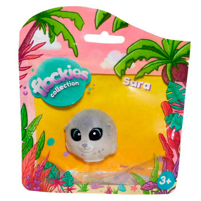 Фігурки тварин - Ігрова фігурка Flockies S2 Тюлень Сара (FLO0409)#3