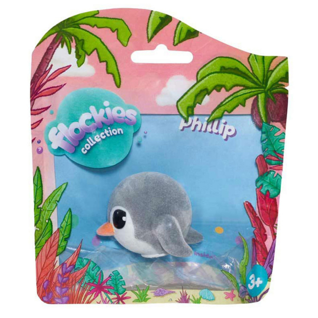 Фігурки тварин - Ігрова фігурка Flockies S2 Пінгвін Філіп (FLO0410)#3