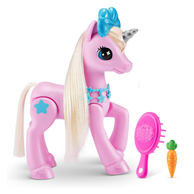 Фигурки животных - Игровой набор Pets Alive S2 Волшебный единорог в домике (9545)#2