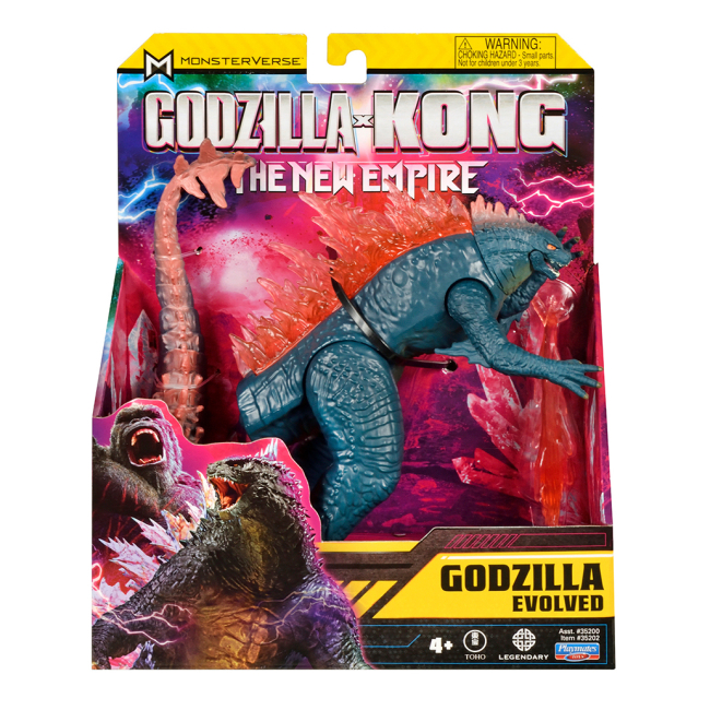 Фигурки персонажей - Игровая фигурка Godzilla vs Kong Годзилла после эволюции с лучом (35202)#3