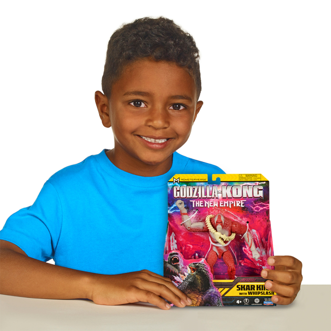 Фигурки персонажей - Игровая фигурка Godzilla vs Kong Скар Кинг с оружием (35205)#5