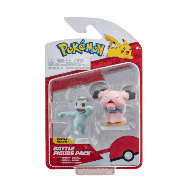 Фігурки персонажів - Набір фігурок Pokemon W11 Мачоп і Снаббул (PKW2634)#3