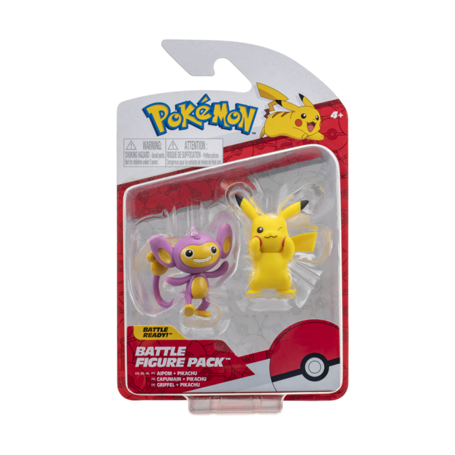 Фігурки персонажів - Набір фігурок Pokemon W11 Пікачу та Ейпом (PKW2635)#3
