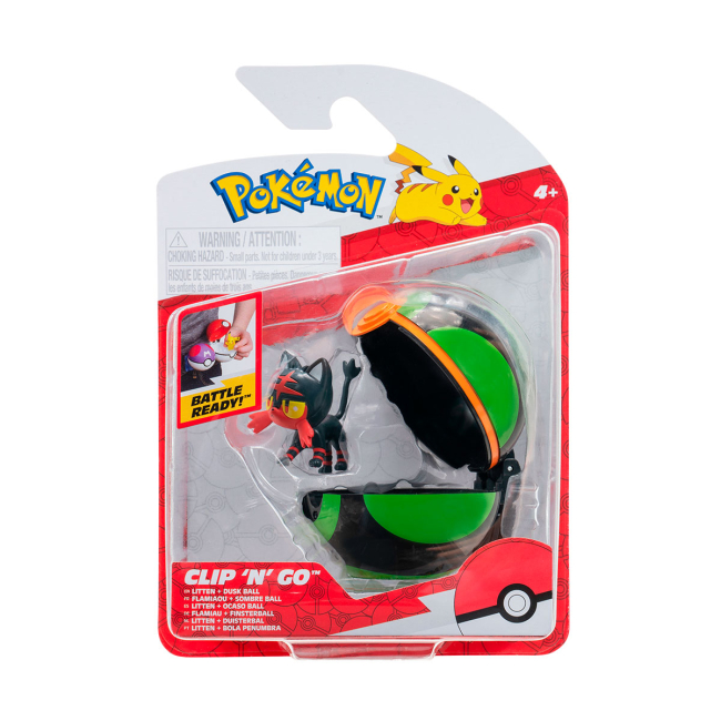 Фигурки персонажей - Игровой набор Pokemon W16 Литтен в покеболе (PKW3147)#3