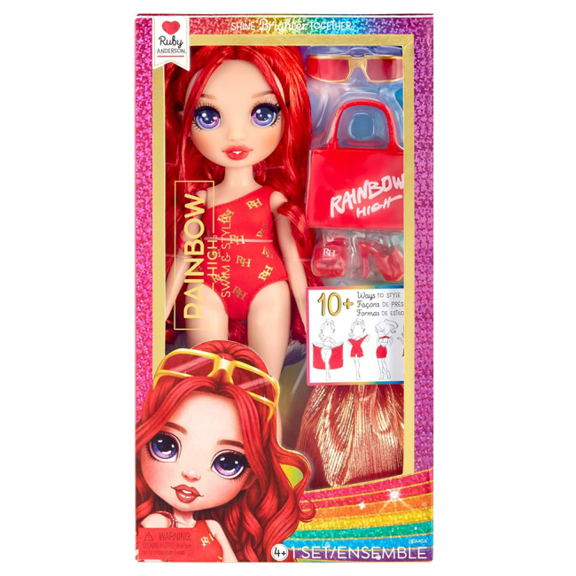 Куклы - Кукла Rainbow High Swim and style Руби (507277)#6