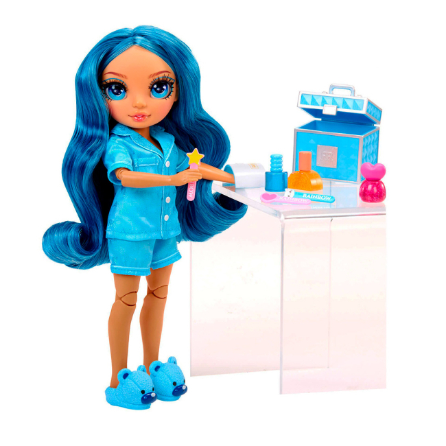 Ляльки - Лялька Rainbow High Junior High PJ Party Скайлер (530947)#3