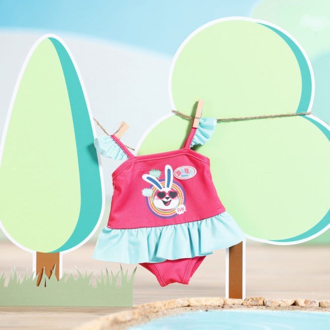 Одяг та аксесуари - Одяг для ляльки Baby Born Яскравий купальник (833636-2)#2