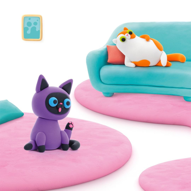 Набори для ліплення - ​Набір пластиліну Ліпака Пухнасті улюбленці Перський кіт (30113-UA01)#4