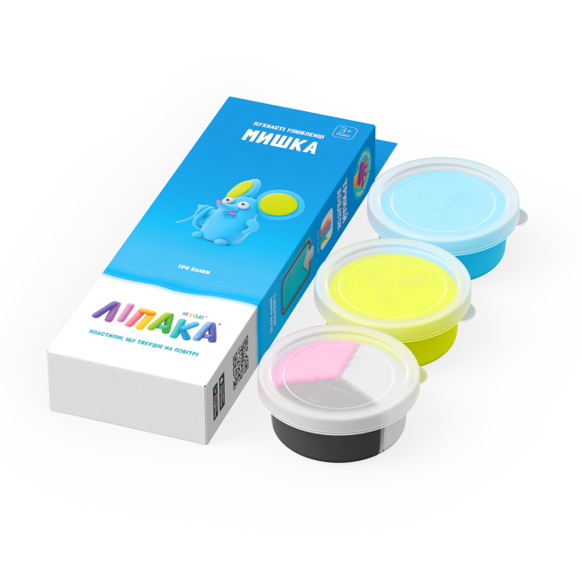 Набори для ліплення - ​Набір пластиліну Ліпака Пухнасті улюбленці Мишка (30116-UA01)#2