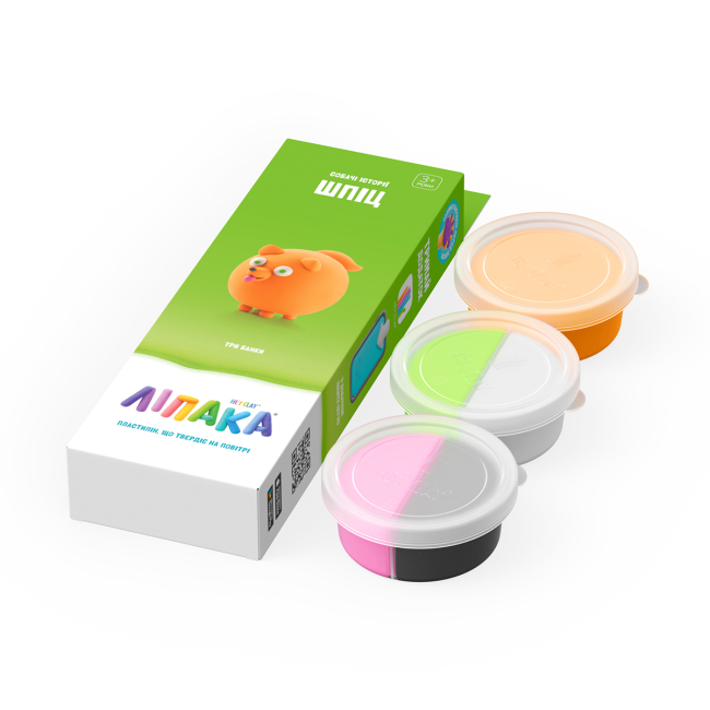 Наборы для лепки - Набор пластилина Липака Собачьи истории Шпиц (30117-UA01)#2