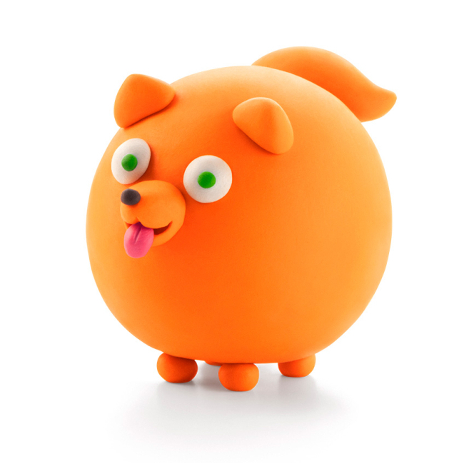 Наборы для лепки - Набор пластилина Липака Собачьи истории Шпиц (30117-UA01)#3