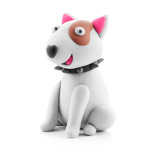 Наборы для лепки - Набор пластилина Липака Собачьи истории Бультерьер (30119-UA01)#3