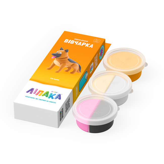 Наборы для лепки - Набор пластилина Липака Собачьи истории Овчарка (30120-UA01)#2