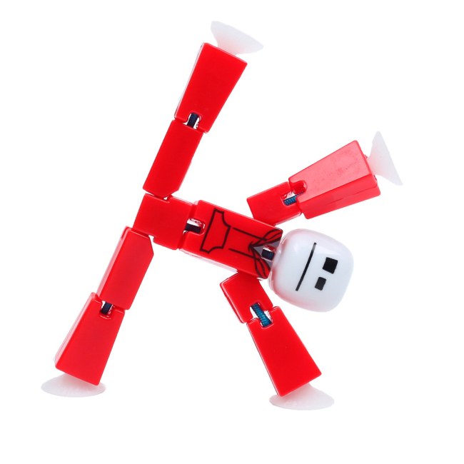 Фігурки персонажів - Фігурка для анімаційної творчості Stikbot Червоне худі (TST616-23UAKDH)#3