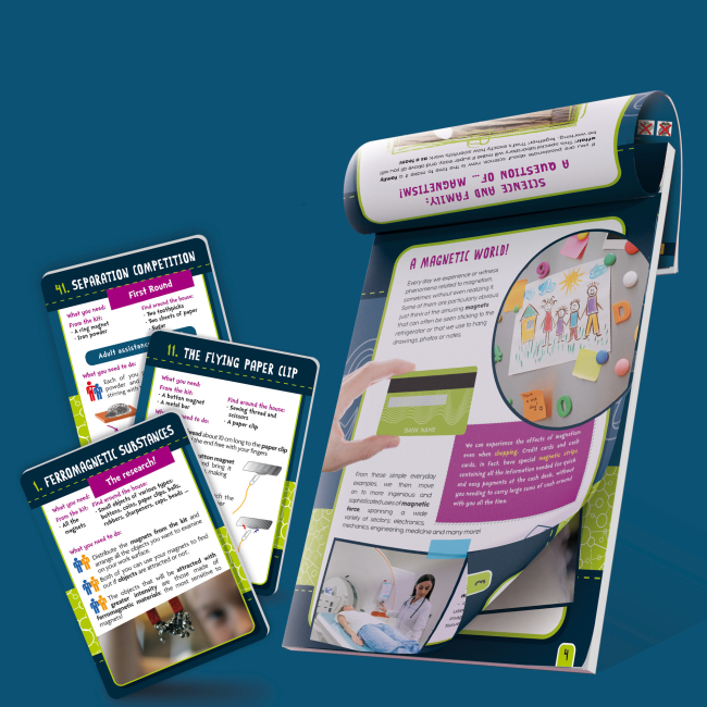 Наукові ігри, фокуси та досліди - Набір для дослідів Lisciani I'm a Genius Магнетизм (EN89345)#2