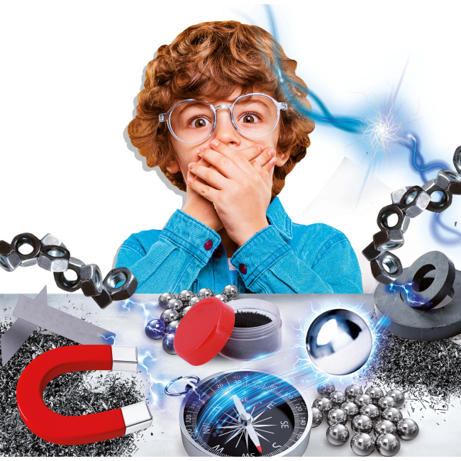 Наукові ігри, фокуси та досліди - Набір для дослідів Lisciani I'm a Genius Магнетизм (EN89345)#3