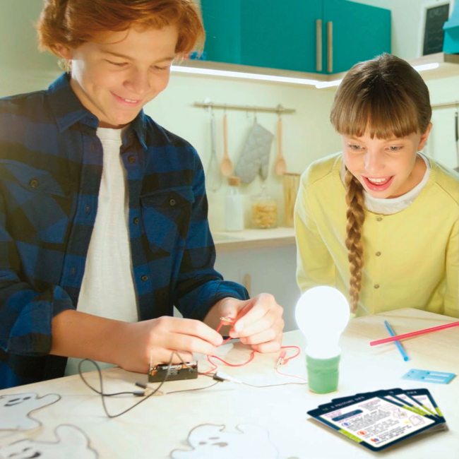 Научные игры, фокусы и опыты - Набор для экспериментов Lisciani I'm a Genius Электричество (EN89352)#5