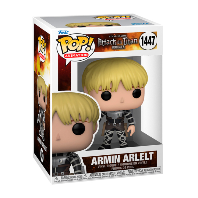 Фігурки персонажів - Фігурка Funko Pop Attack on Titan Армін Арлерт (67928)#3
