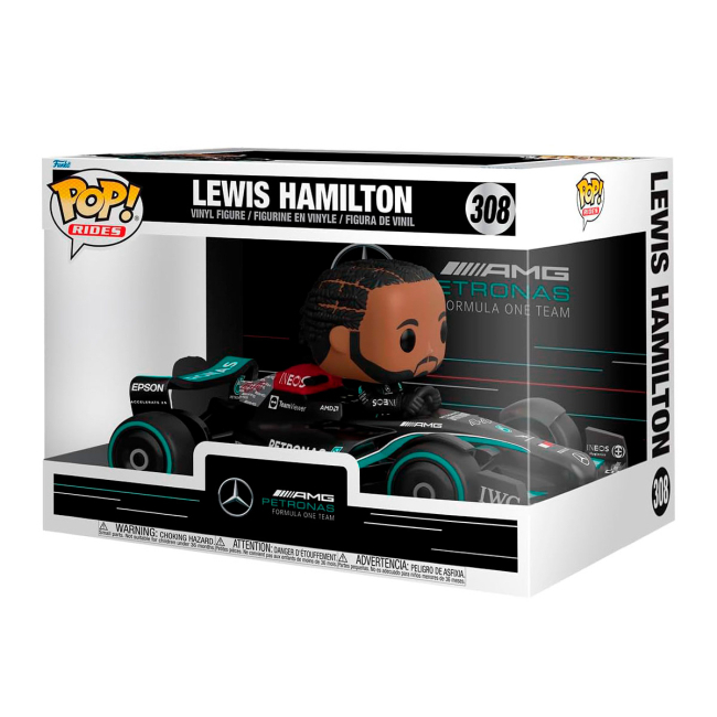 Фигурки персонажей - Фигурка Funko Pop Formula one Льюис Гамильтон на машине (75797)#2