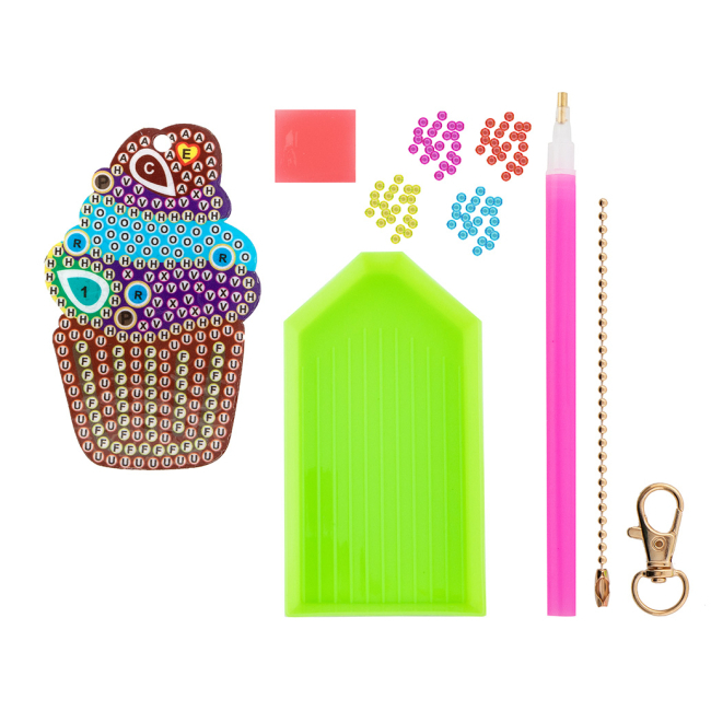 Наборы для творчества - Набор для творчества Grafix Брелок пирожное (200009_3)#2