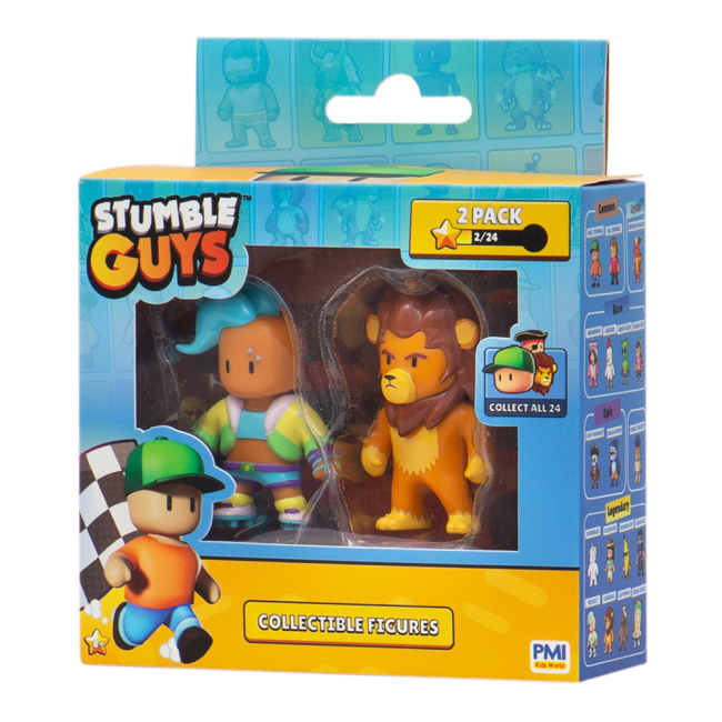 Фігурки персонажів - Набір ігрових фігурок Stumble Guys Велоцит та Леонідас (SG2015-5)#2