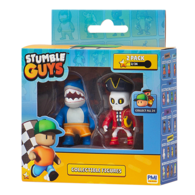 Фигурки персонажей - Набор игровых фигурок Stumble Guys Мегалодон и Капитан Нохарт (SG2015-6)#2
