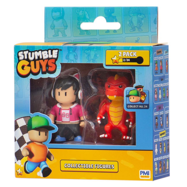 Фігурки персонажів - Набір ігрових фігурок Stumble Guys Оператор Джина та Дракон Інферно (SG2015-7)#2