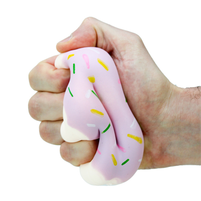 Антистрес іграшки - Іграшка-антистрес Shantou Jinxing Пончик рожевий (TL-001/2)#2