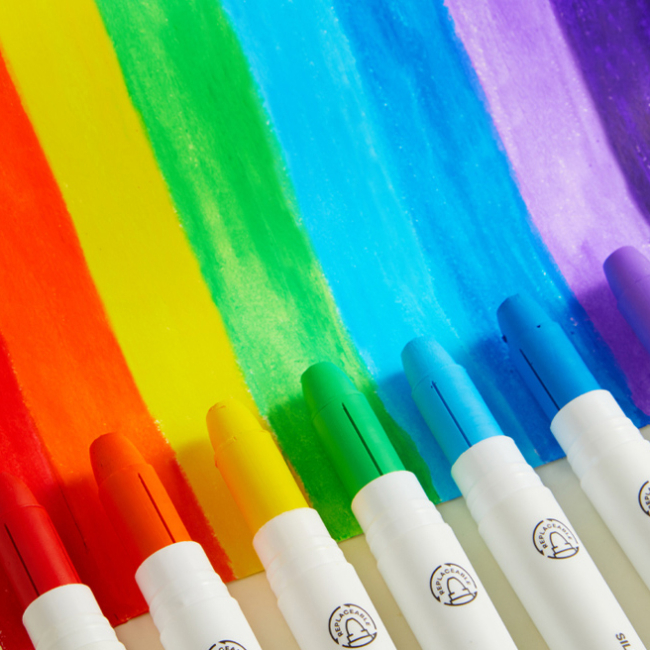 Канцтовары - Восковые карандаши Mideer В тубусе 12 цветов (MD4253)#3