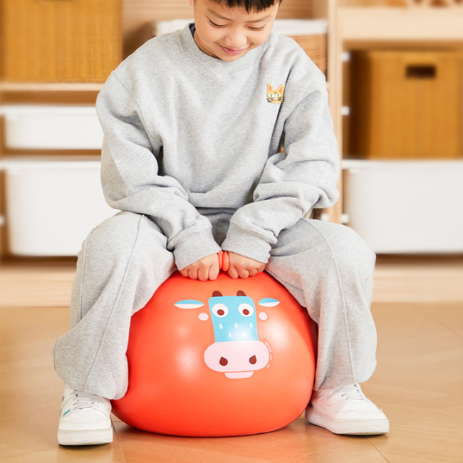 Спортивні активні ігри - ​Стрибучий м'яч Mideer Корівка Му-му (MD3353)#3