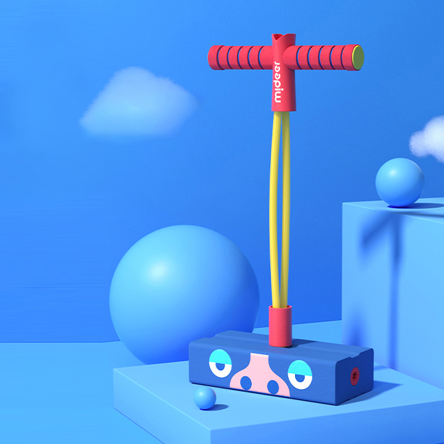 Спортивні активні ігри - Гра для стрибання Mideer Блакитний бегемот (MD6153)#2