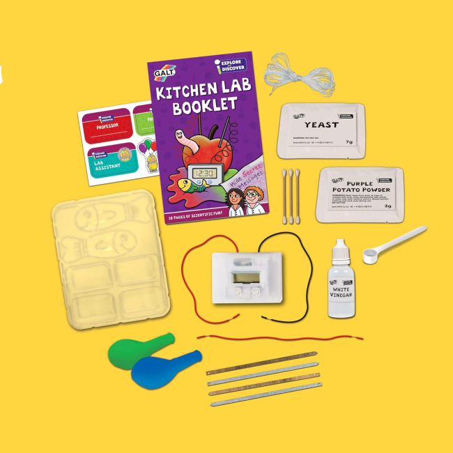 Наукові ігри, фокуси та досліди - Дослідницький набір Galt Кухонна міні-лабораторія (1005134)#2