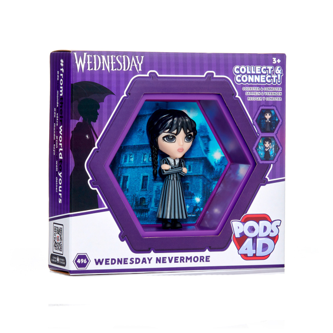 Фигурки персонажей - Коллекционная фигурка Wow Pods Венздей в школьной форме 10 см (WED-1001-01)#2