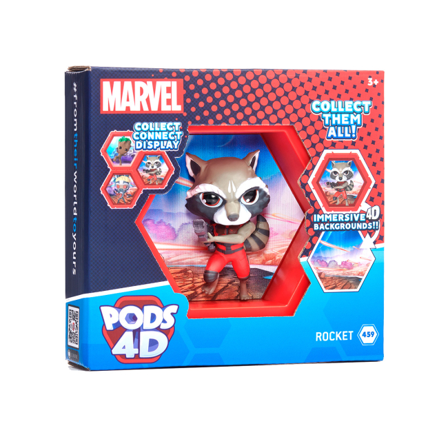 Фігурки персонажів - Колекційна фігурка Wow Pods Марвел Ракета 10 см (MVL-1038-12)#2